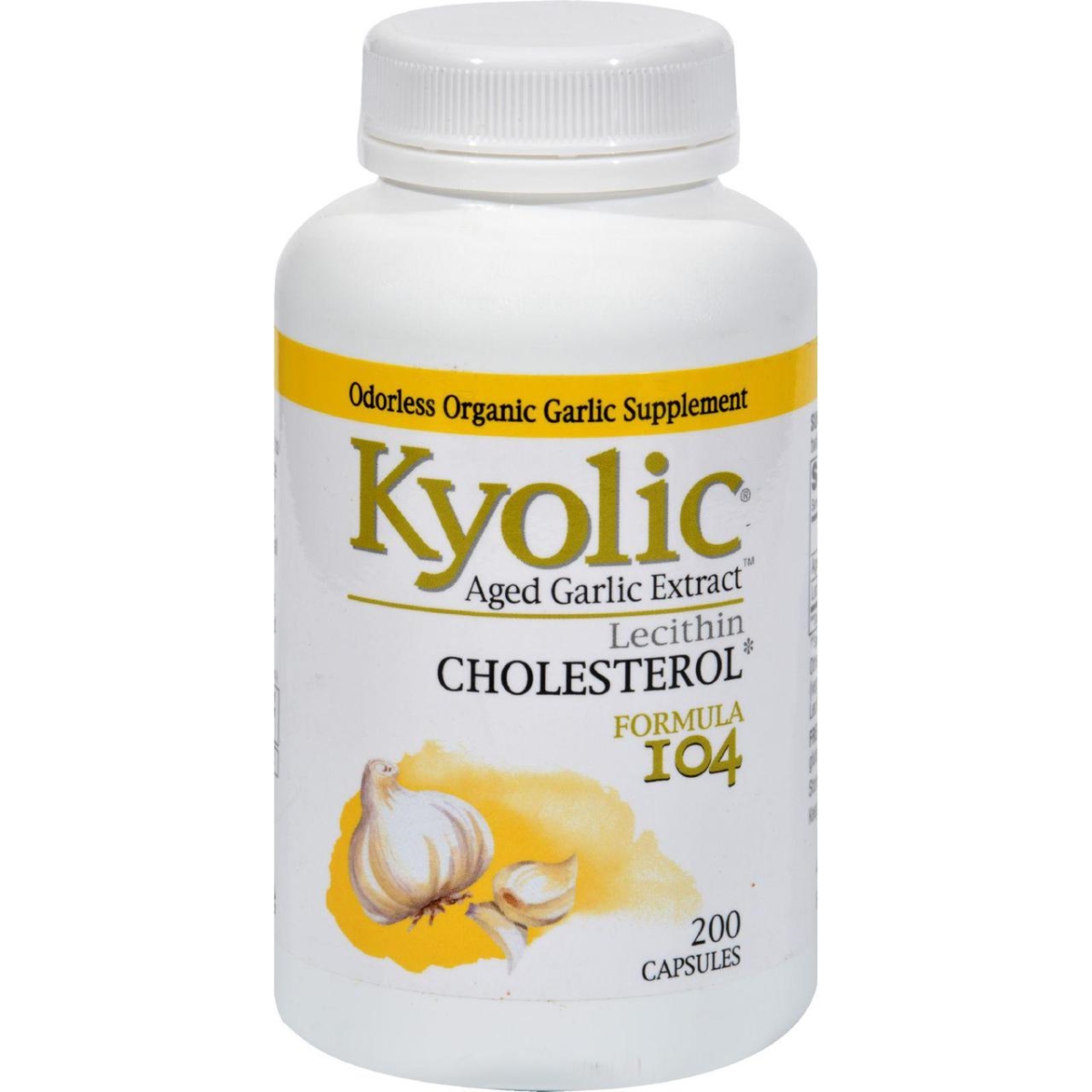 Hg0171009 Aged Garlic Extract Cholesterol Formula 104, 200 Capsules