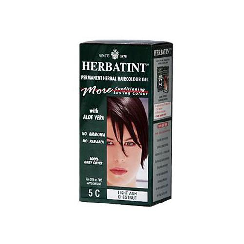 Hg0226951 135 Ml Permanent Herbal Haircolor Gel, 5c Light Ash Chestnut