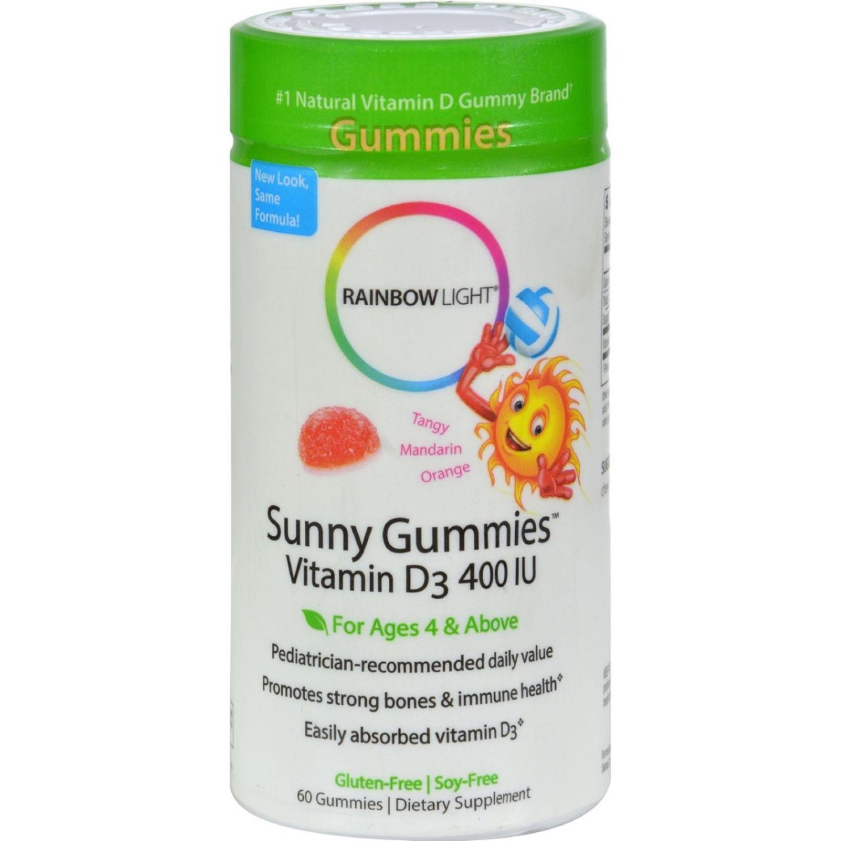 Hg0152660 Vitamin D3 Sunny Gummies Tangy Orange - 400 Iu, 60 Gummies