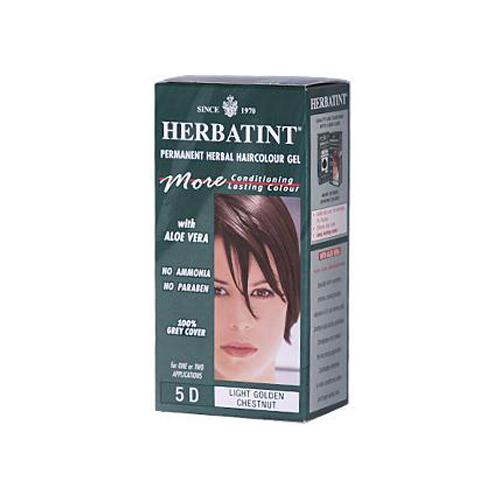 Hg0226779 135 Ml Permanent Herbal Haircolor Gel, 5d Light Golden Chestnut
