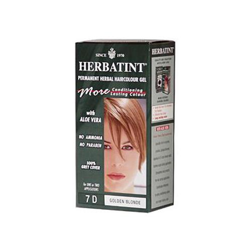 Hg0226811 135 Ml Permanent Herbal Haircolor Gel, 7d Golden Blonde