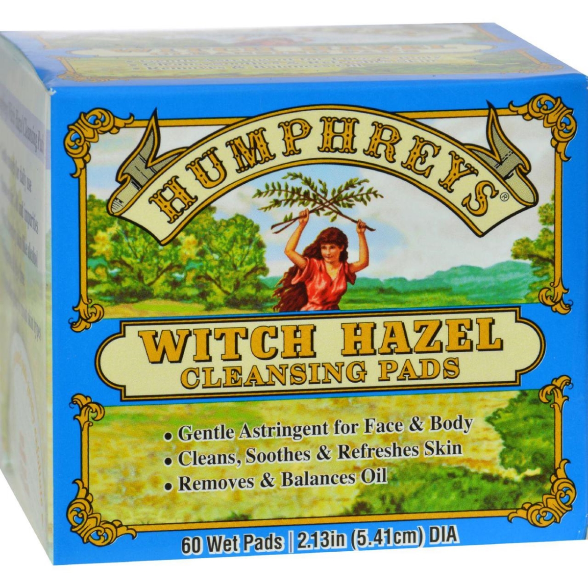 Hg0187021 Witch Hazel Cleansing Pads - 60 Pads