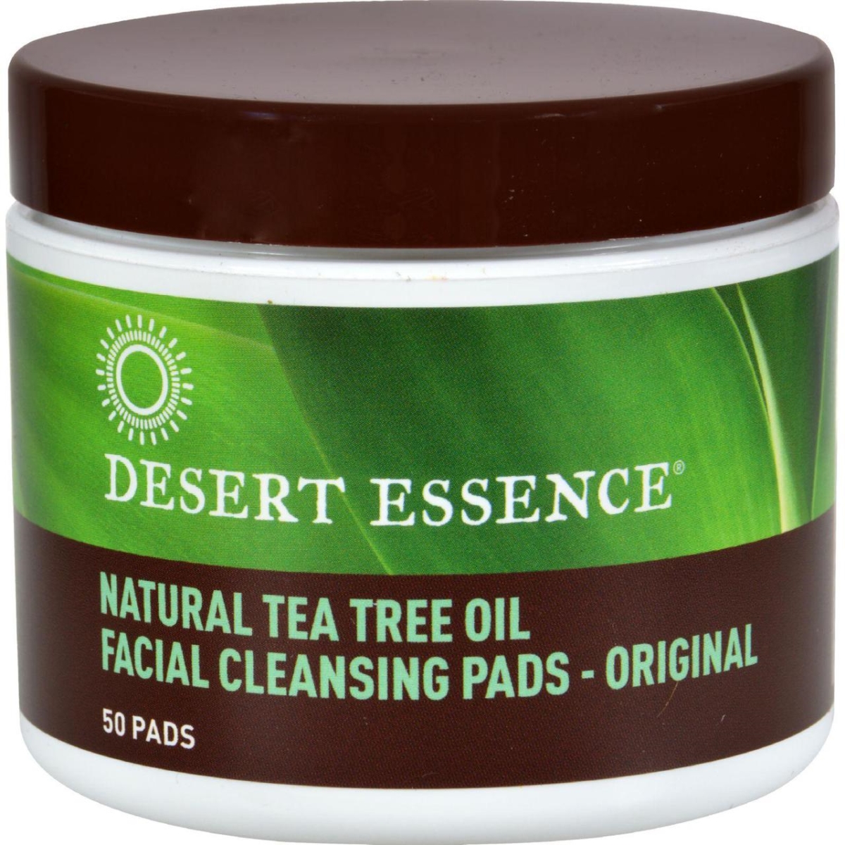 Hg0375089 Natural Tea Tree Oil Facial Cleansing Pads - Original, 50 Pads