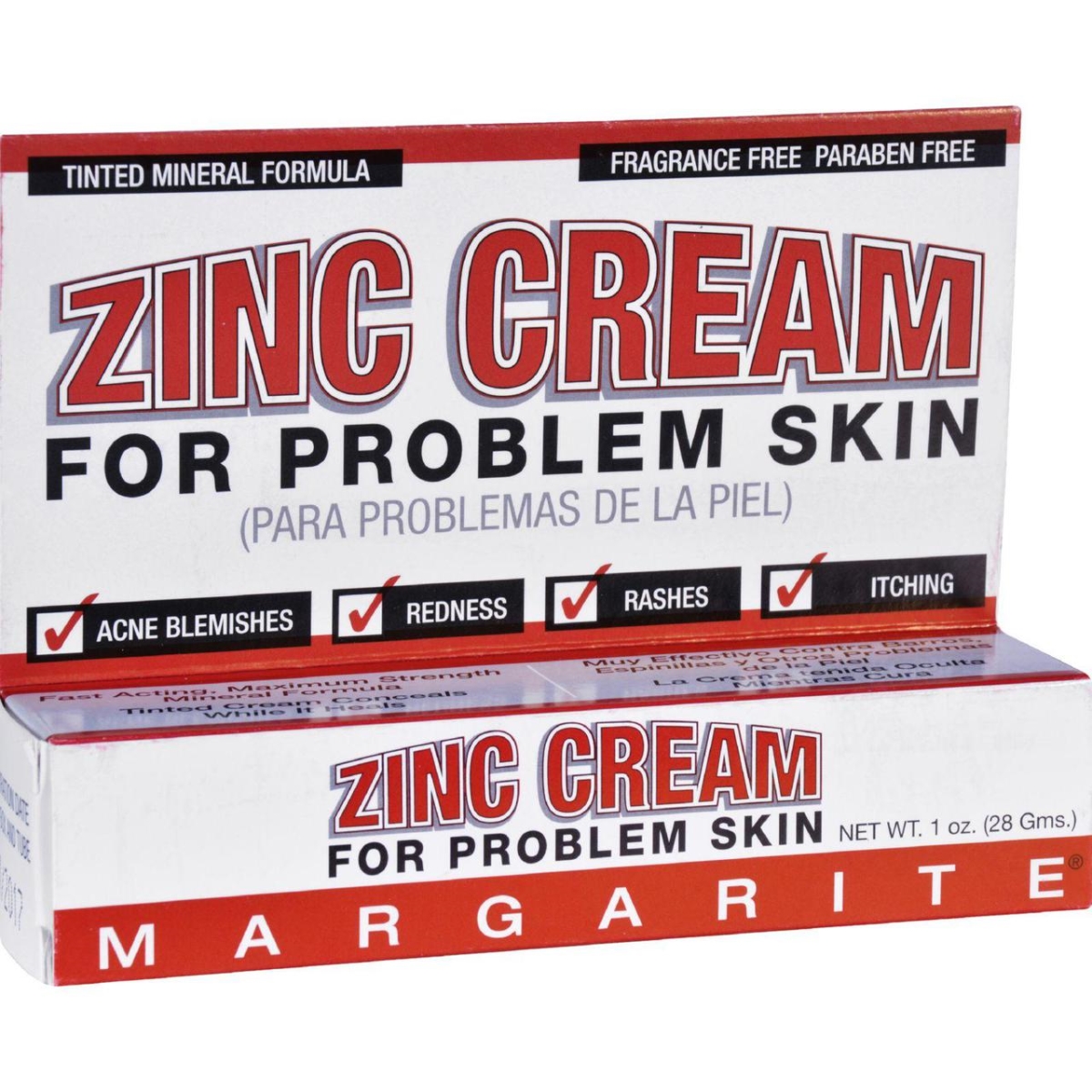 Hg0421735 1 Oz Margarite Zinc Cream