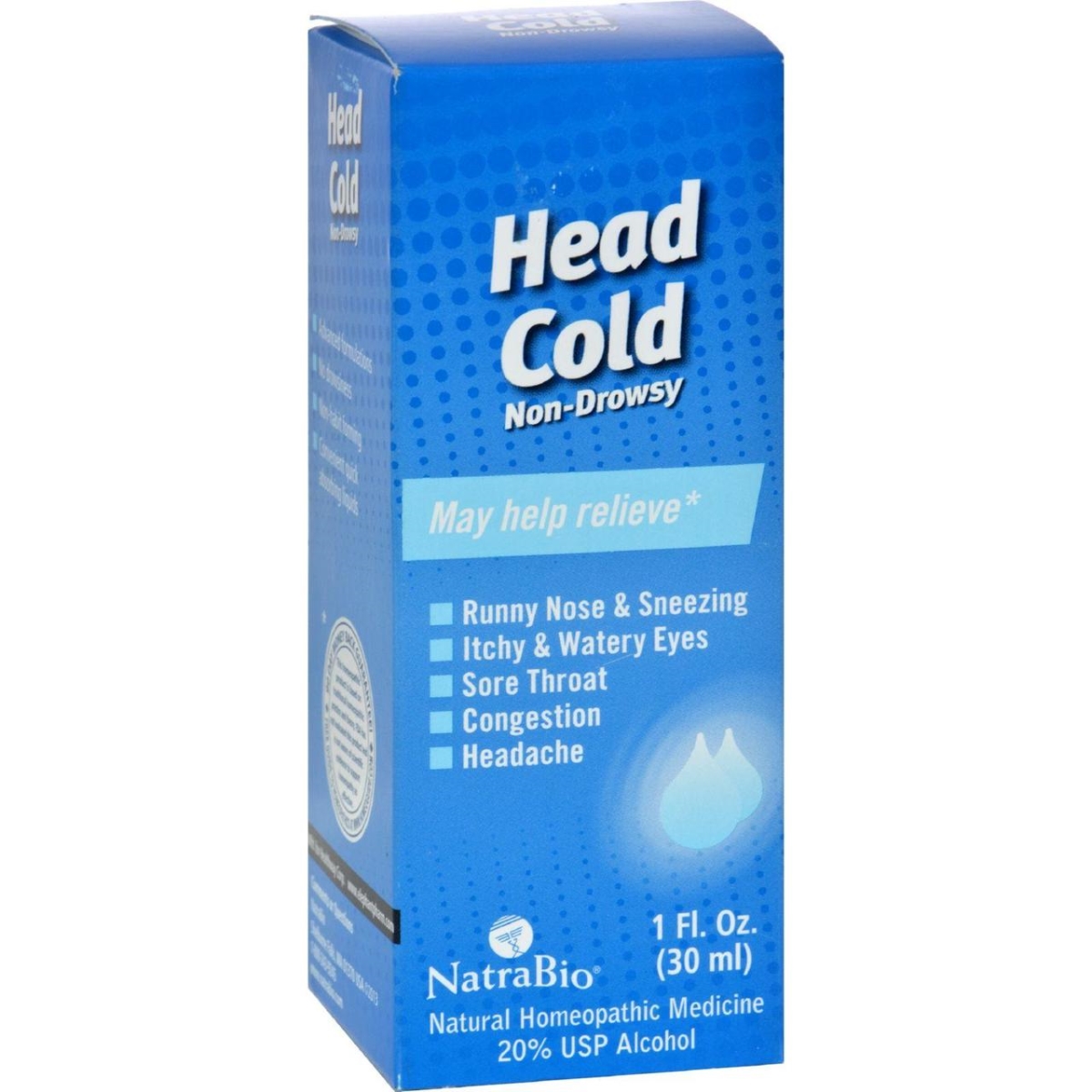 Natrabio Hg0254102 1 Fl Oz Head Cold Non-drowsy