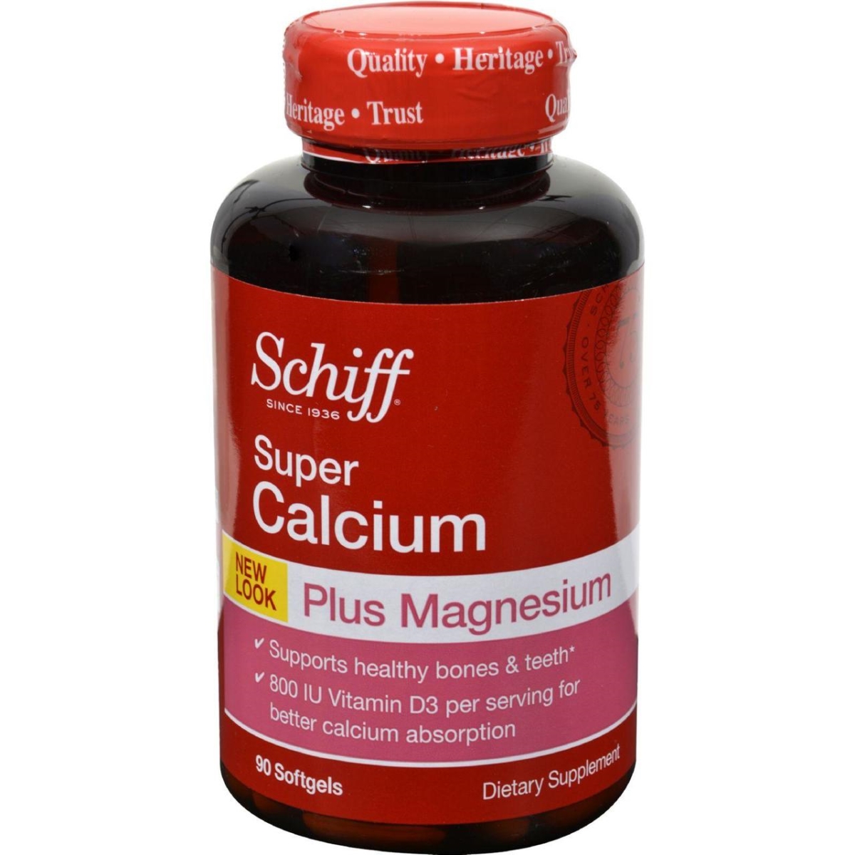 Hg0344044 Super Calcium Magnesium With Vitamin D - 90 Softgels