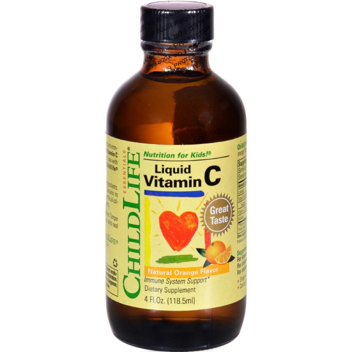 Child Life Hg0408799 4 Fl Oz Vitamin C Liquid - Orange