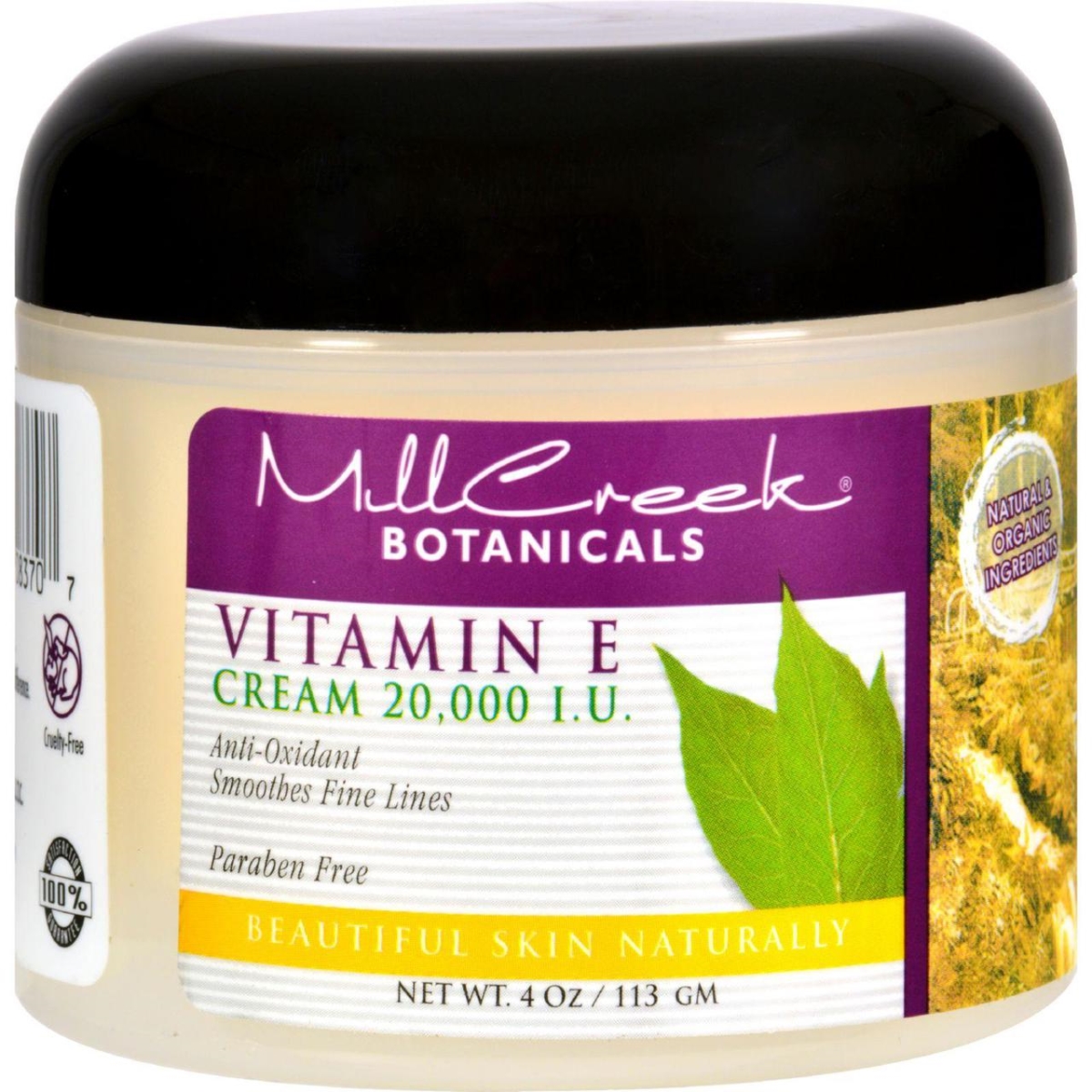 Hg0352096 4 Oz Botanicals Vitamin E Cream - 20000 Iu