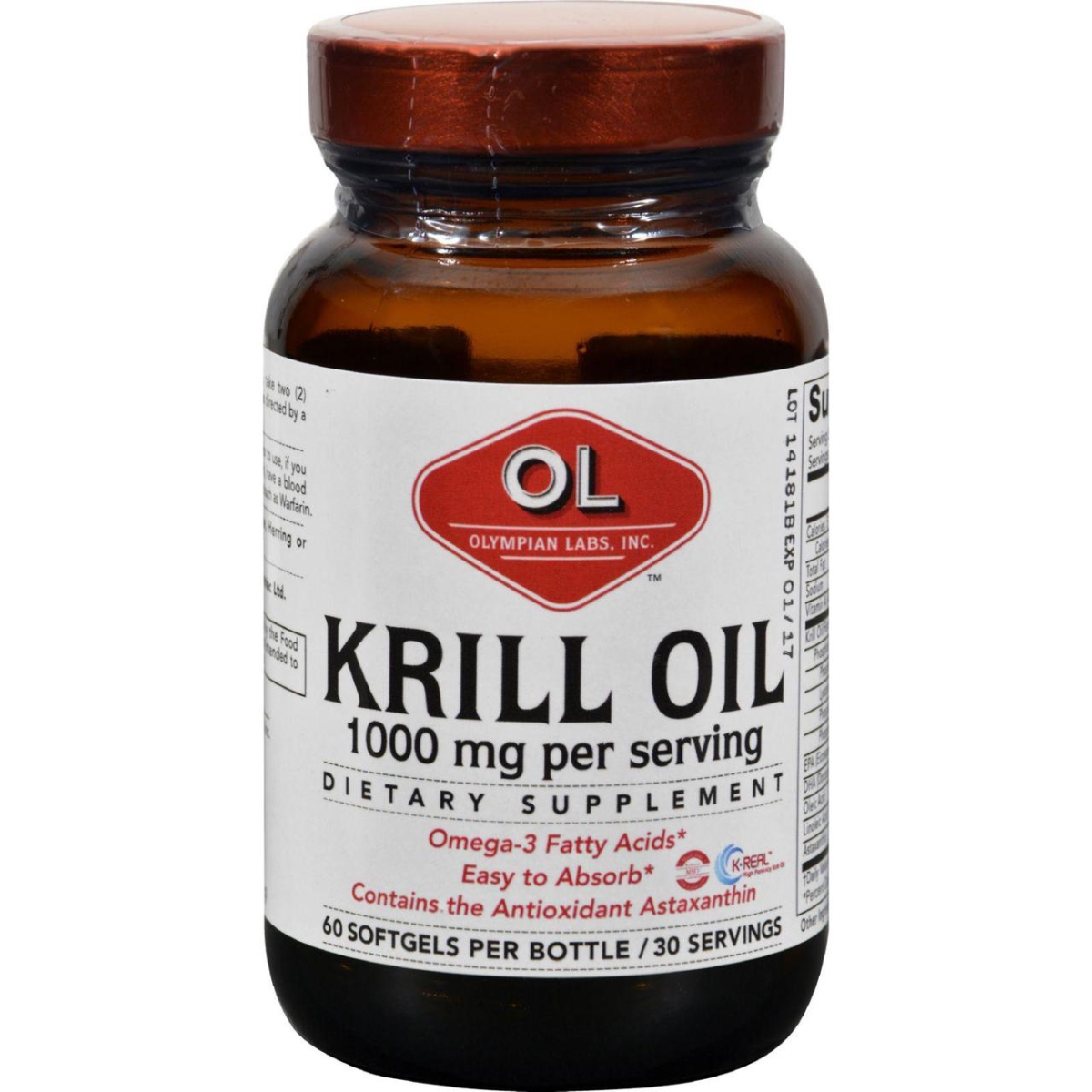 Hg0382713 1000 Mg Krill Oil - 60 Softgels