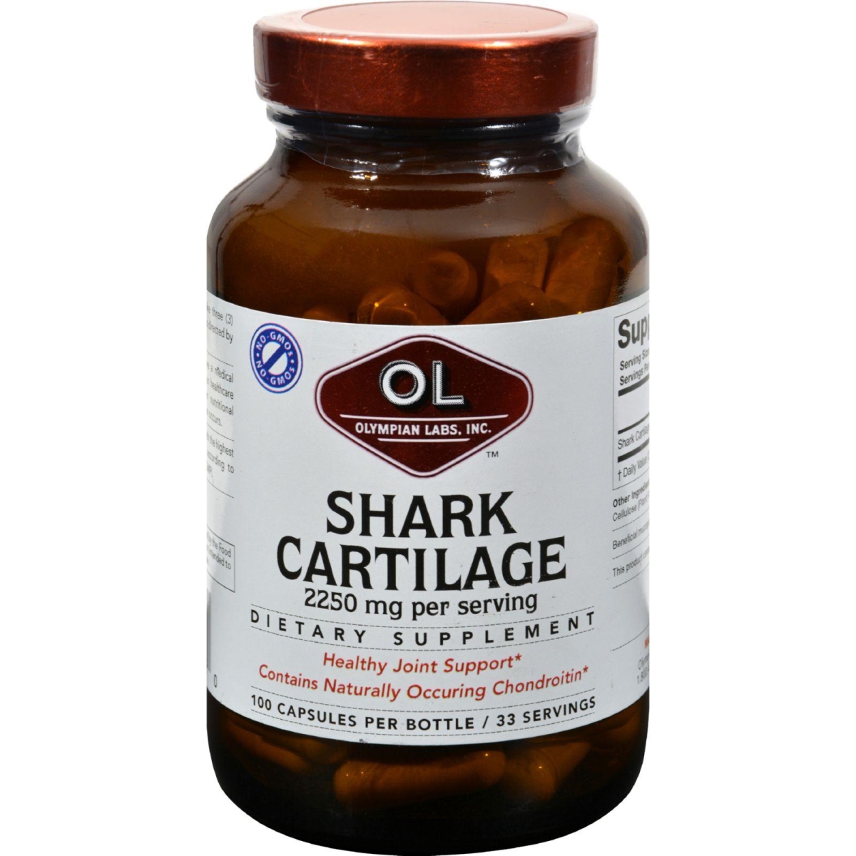 Hg0381897 750 Mg Shark Cartilage - 100 Capsules