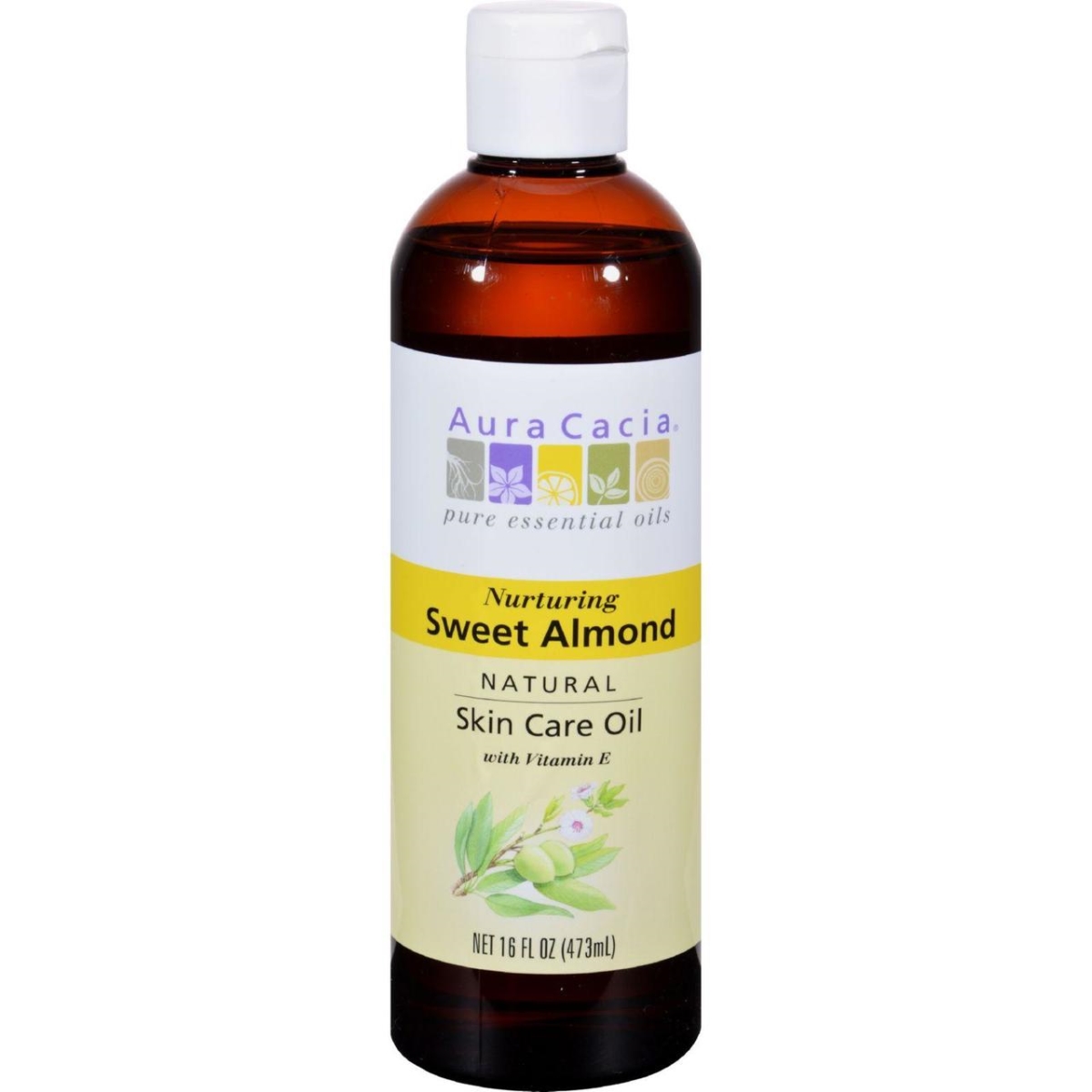 Hg0615484 16 Fl Oz Natural Skin Care Oil, Sweet Almond