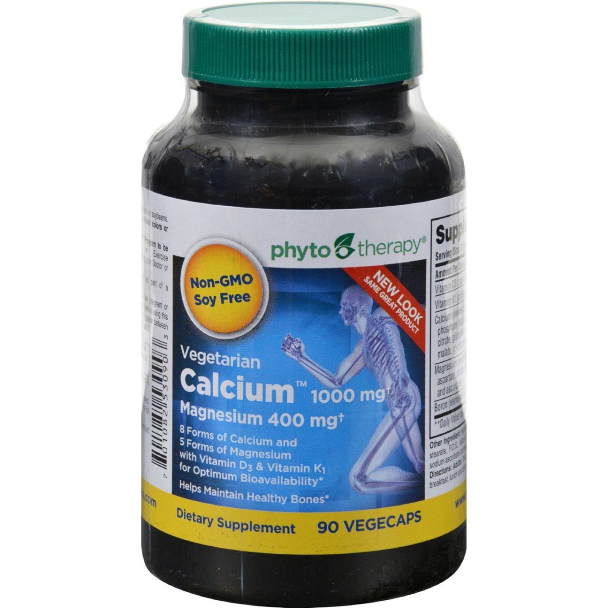 Hg0488023 Vegetarian Calcium With Magnesium - 90 Vegetarian Capsules