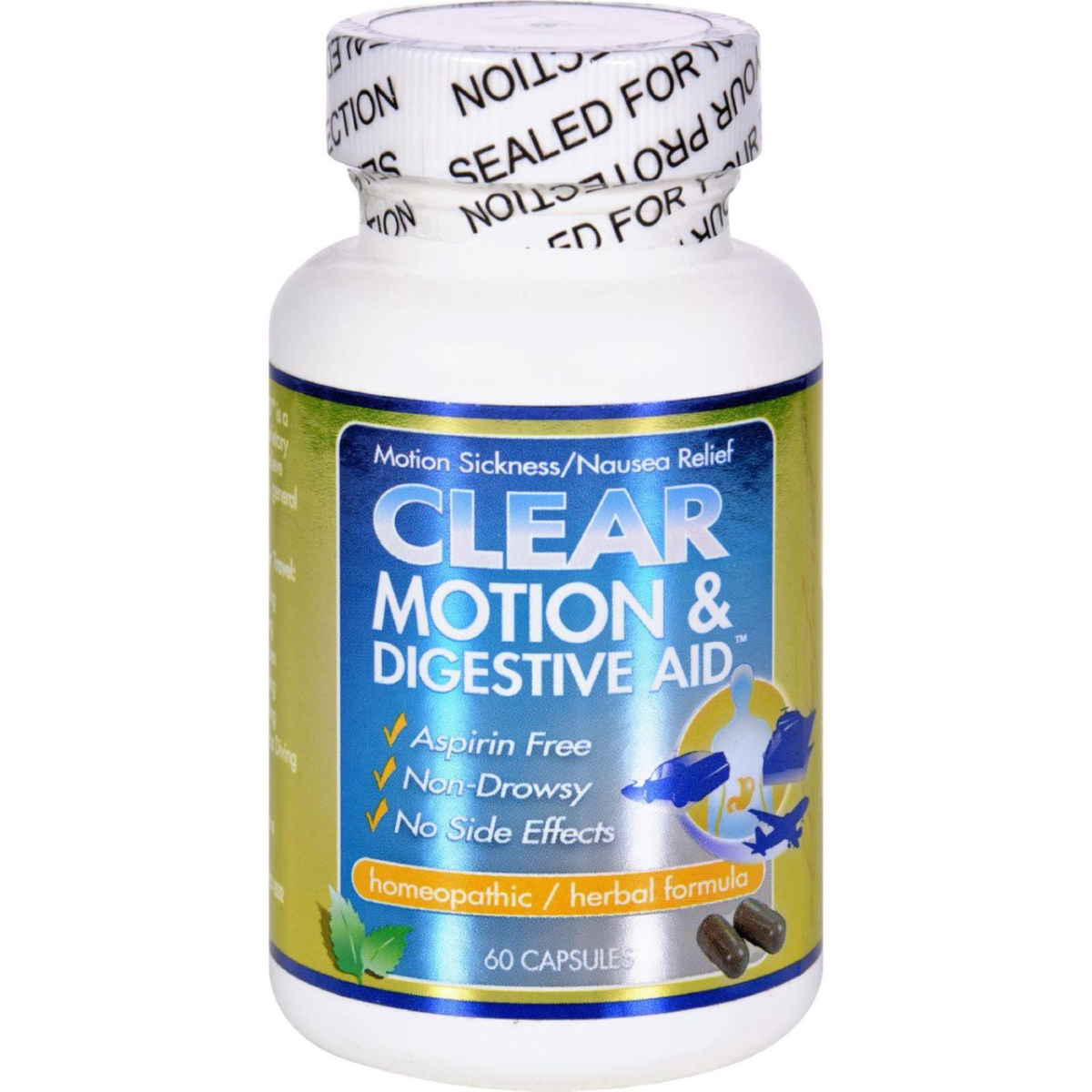 Hg0408872 Clear Motion & Digestive Aid - 60 Capsules