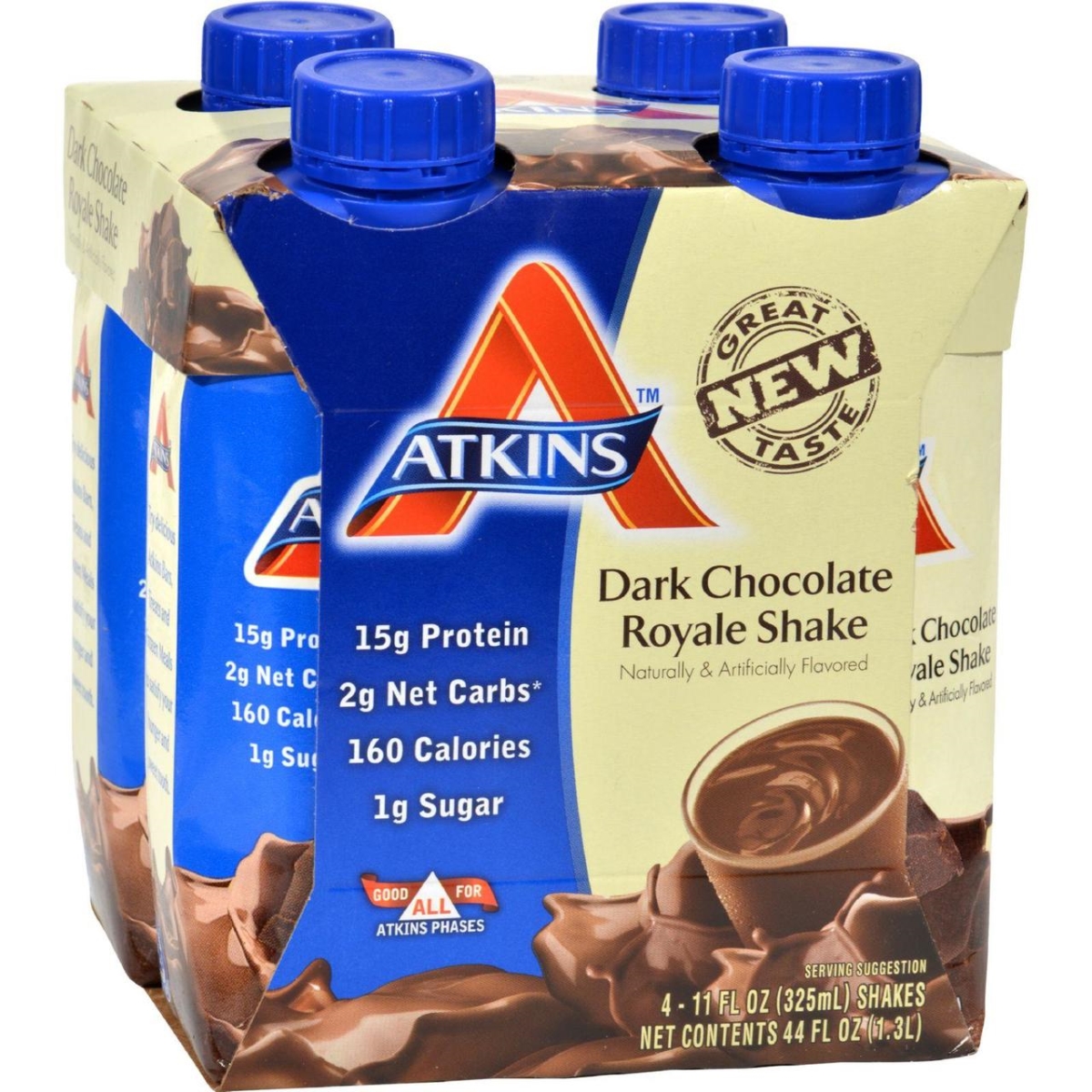 Hg0458042 11 Fl Oz Advantage Rtd Shake - Dark Chocolate Royale, Pack Of 4