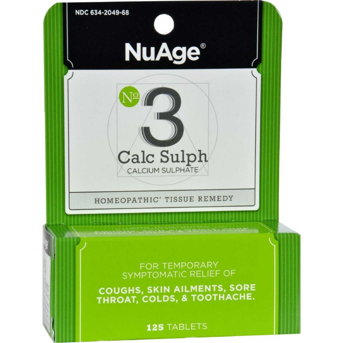 Hg0346767 Nuage No 3 Calc Sulph - 125 Tablets