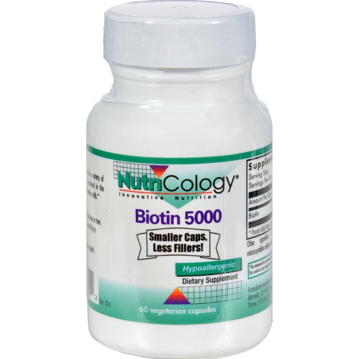 Hg0648931 Biotin 5000 - 60 Capsules