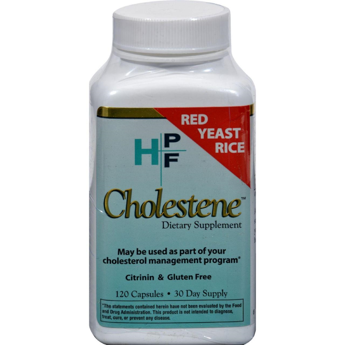 Hg0418236 Hpf Cholestene Red Yeast Rice - 120 Capsules
