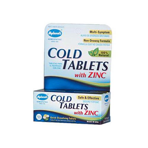 Hg0583989 Cold Tablets With Zinc - 50 Quick Disolving Tablet