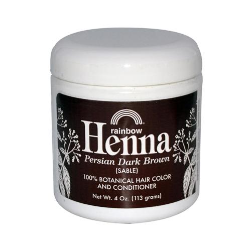 Hg0623025 4 Oz Henna Hair Color & Conditioner - Persian Dark Brown Sable
