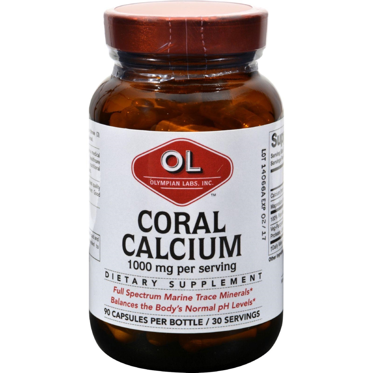 Hg0382143 1 G Coral Calcium - 90 Capsules