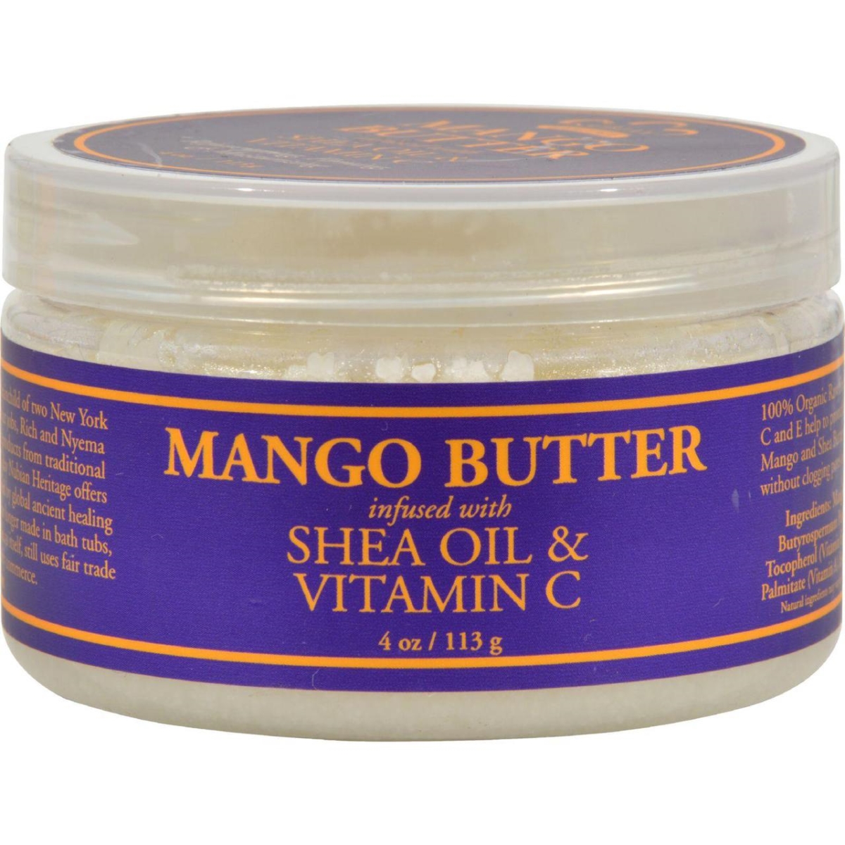 Hg0567784 4 Oz Mango Butter Infused With Shea Oil & Vitamin C