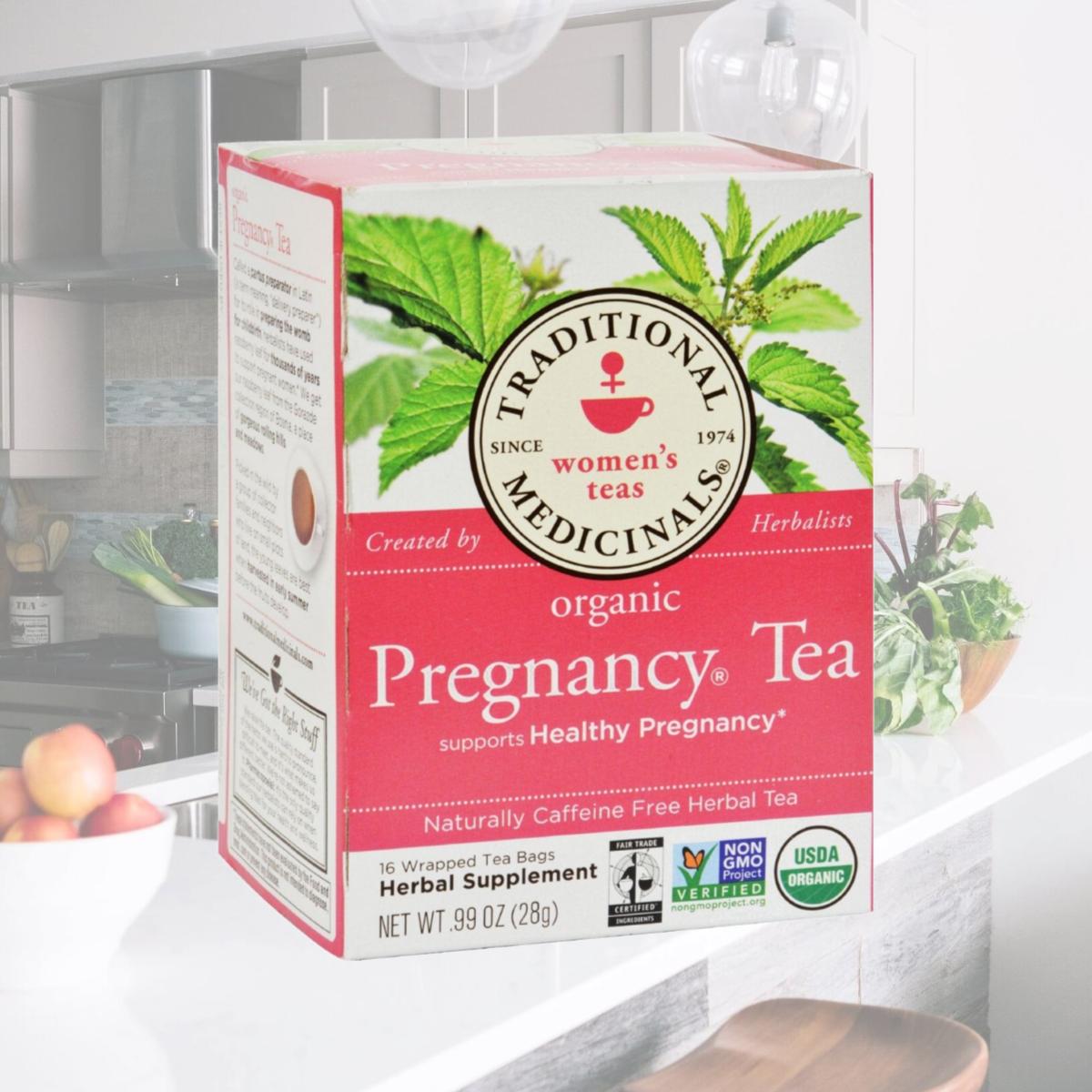 Picture of Traditional Medicinals HG0669937 Organic Pregnancy Tea, Caffeine Free - 16 Bags