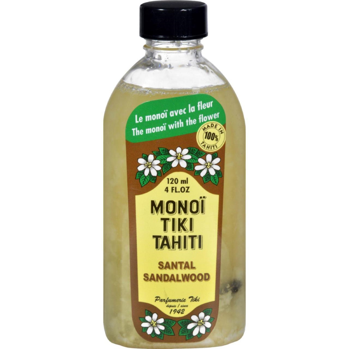 Hg0685230 4 Fl Oz Tiare Tahiti Santal Sandalwood Coconut Oil