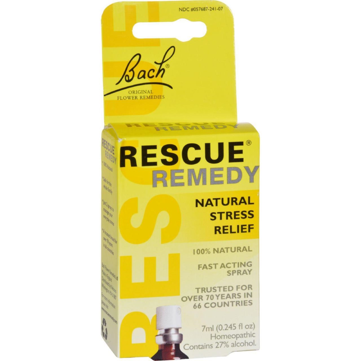 Hg0724971 0.24 Lf Oz Flower Remedies Rescue Remedy Spray