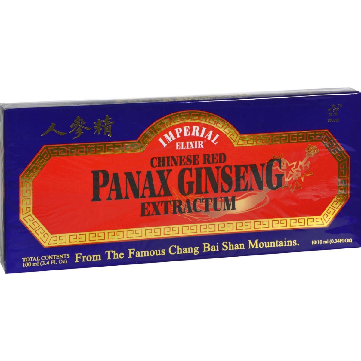 Hg0738351 10 Ml Chinese Red Panax Ginseng Extractum - 10 Bottles