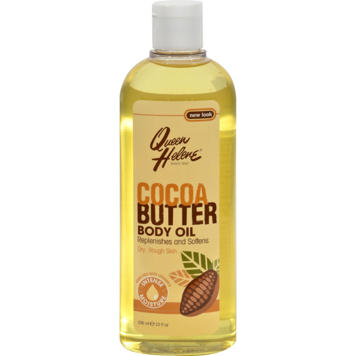 Hg0653857 10 Fl Oz Natural Cocoa Butter Moisturizing Body Oil
