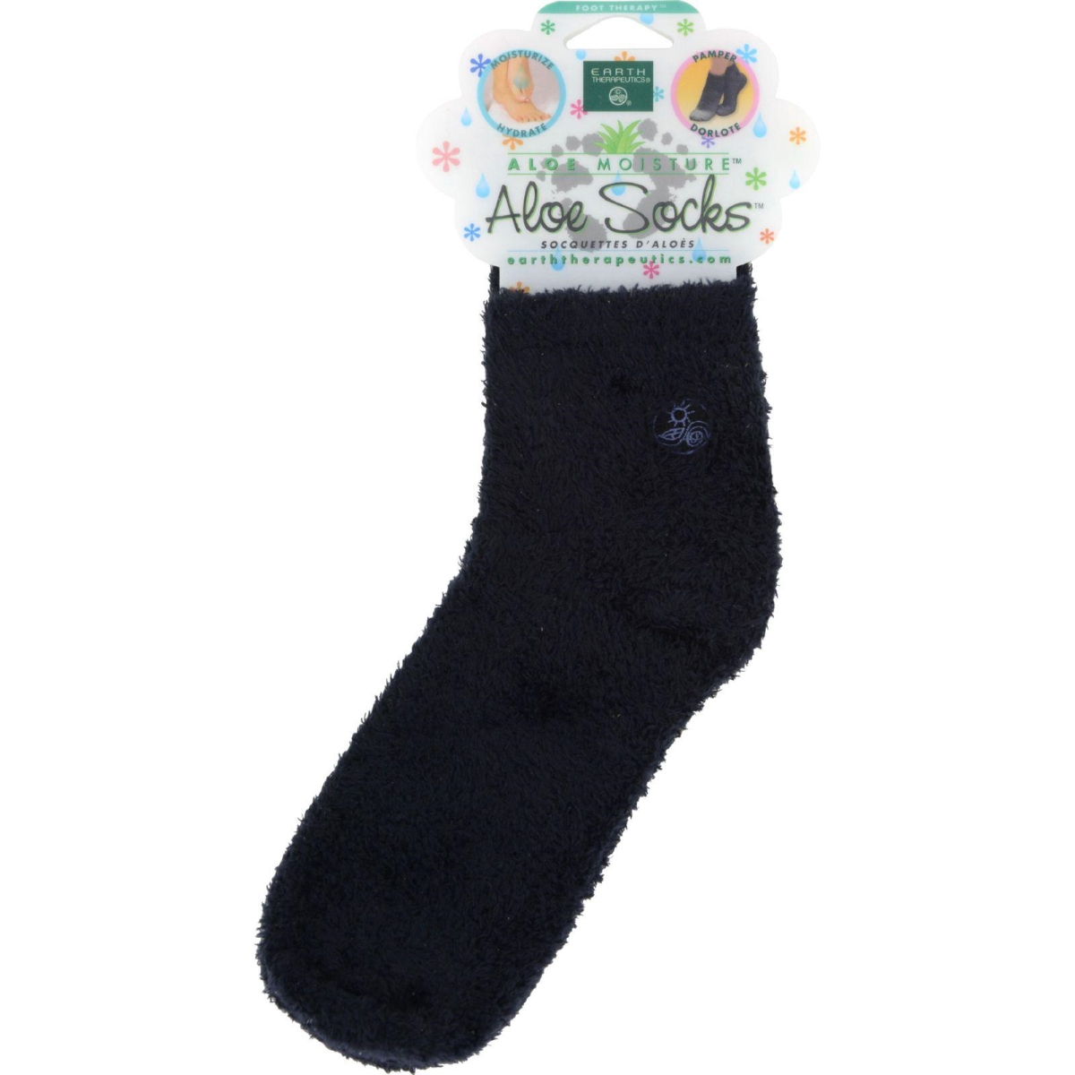 Hg0634709 Moisturizing Aloe Socks, Black