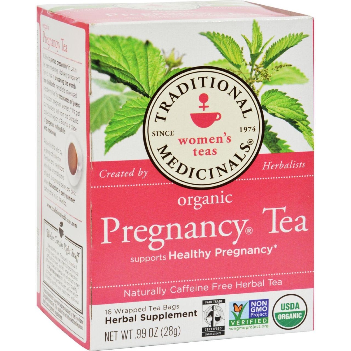 Hg0650804 Organic Pregnancy Herbal Tea, 16 Tea Bags - Case Of 6