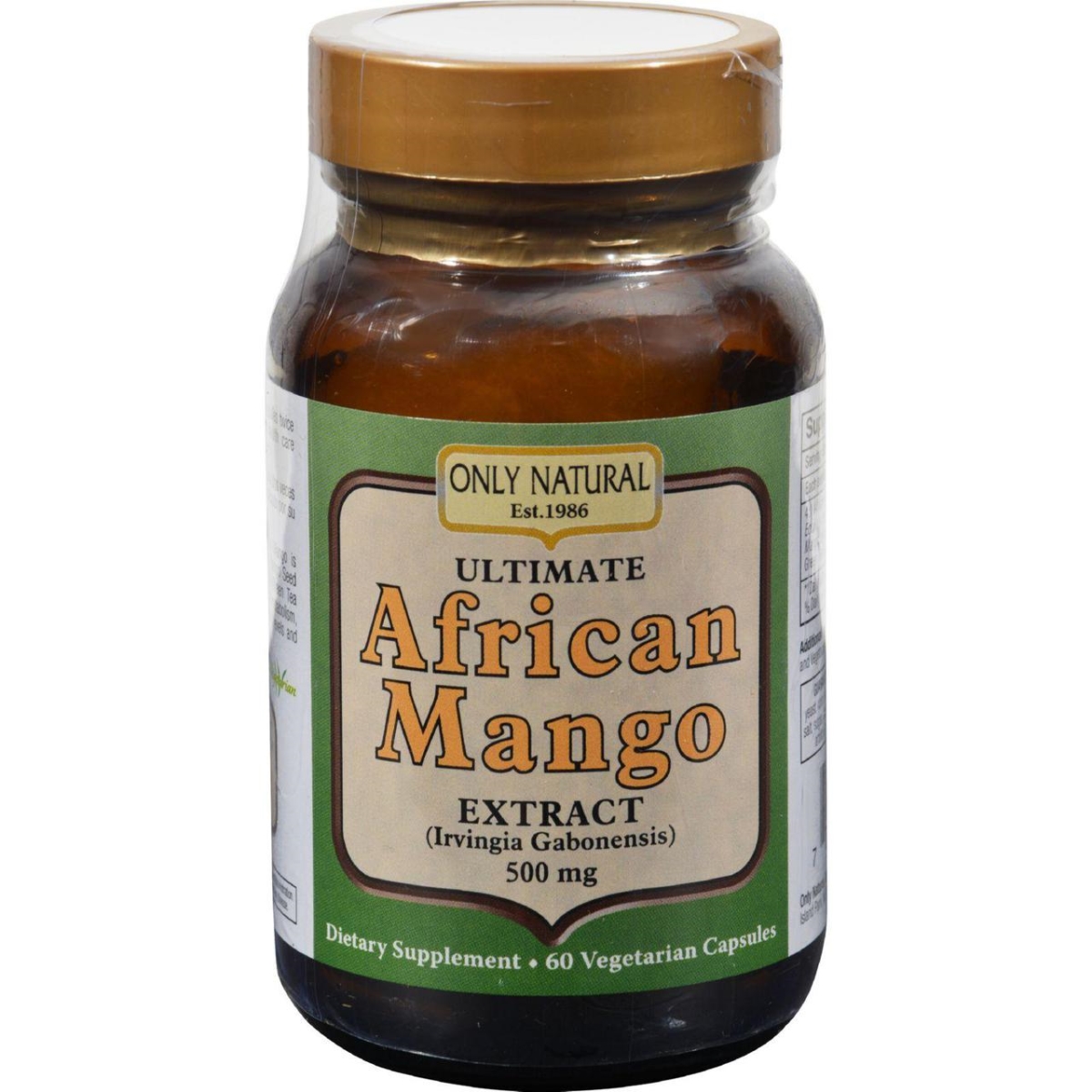 Hg0671859 500 Mg Ultimate African Mango Extract - 60 Vegetarian Capsules