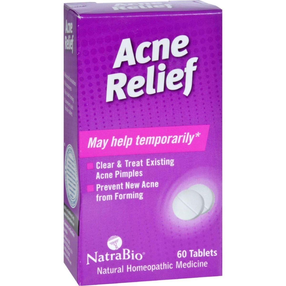 Natrabio Hg0737759 Acne Relief - 60 Tablets