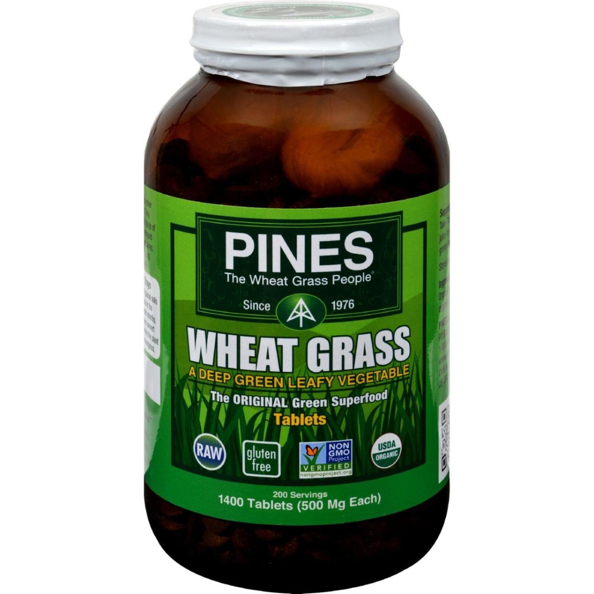Hg0652115 500 Mg Wheat Grass - 1400 Tablets