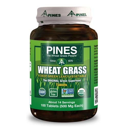Hg0720029 500 Mg Organic Wheat Grass - 100 Tablets