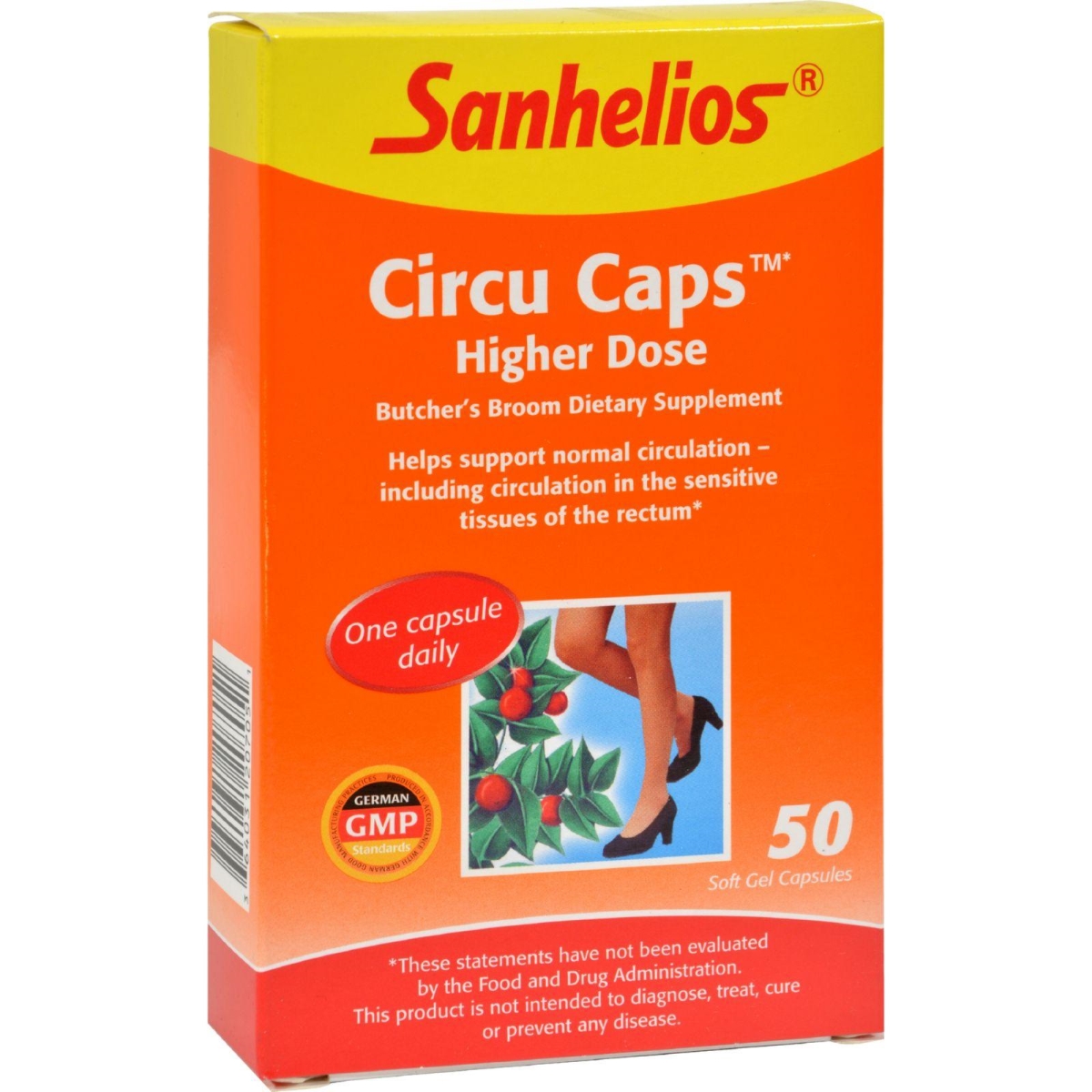 Hg0720128 Circu Caps - 50 Softgel Capsules