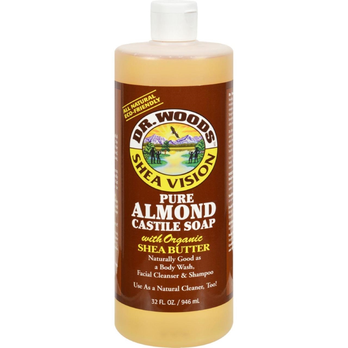 Hg0771618 32 Fl Oz Shea Vision Pure Castile Soap With Organic Shea Butter Almond