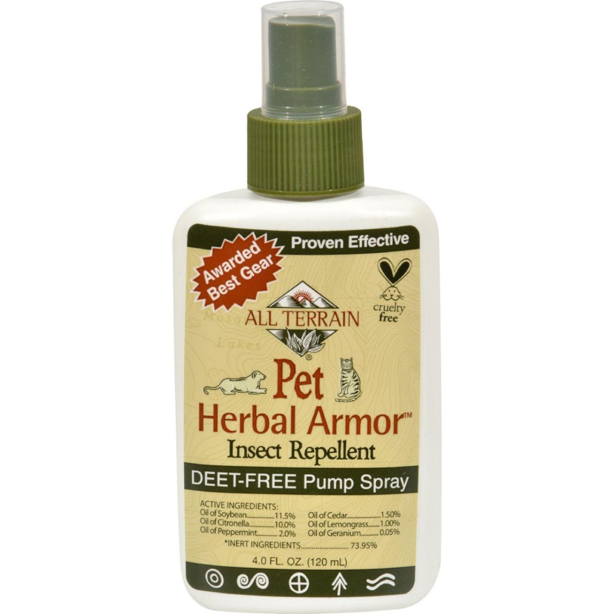 Hg0762013 4 Fl Oz Pet Herbal Armor Insect Repellent