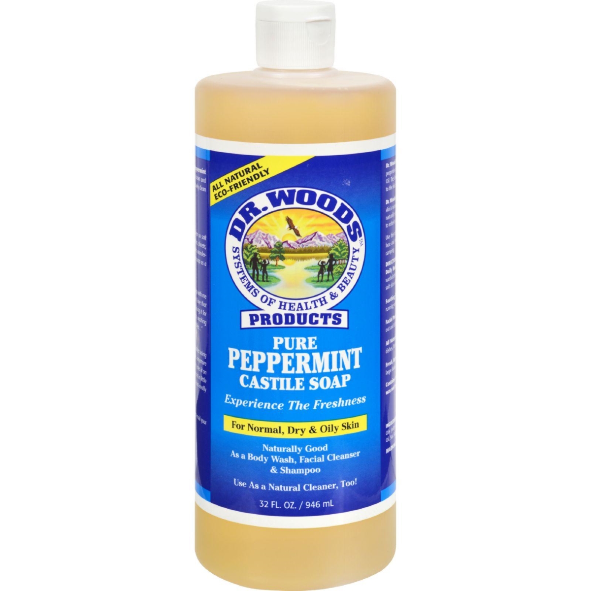 Hg0771758 32 Fl Oz Pure Castile Soap, Peppermint