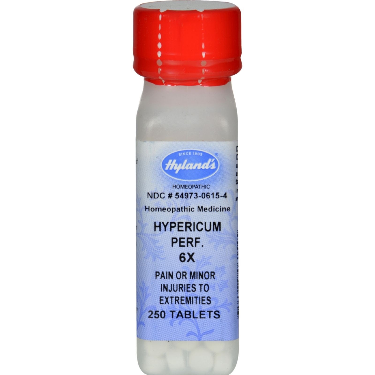 Hg0779165 Homeopathic Hypericum Perf 6x - 250 Tablets
