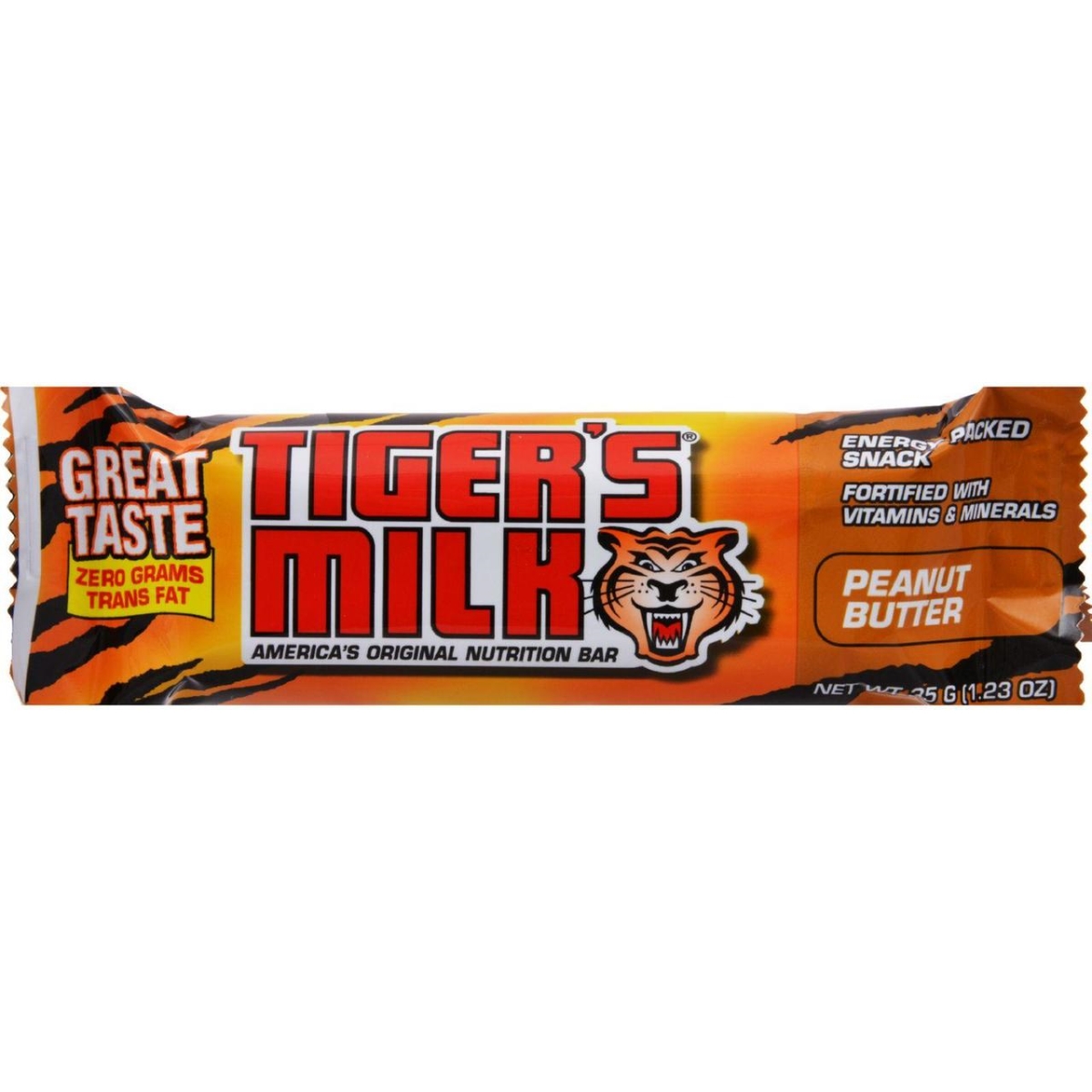 Tigers Milk Hg0728808 1.23 Oz Bar, Peanut Butter Crunch - Case Of 24