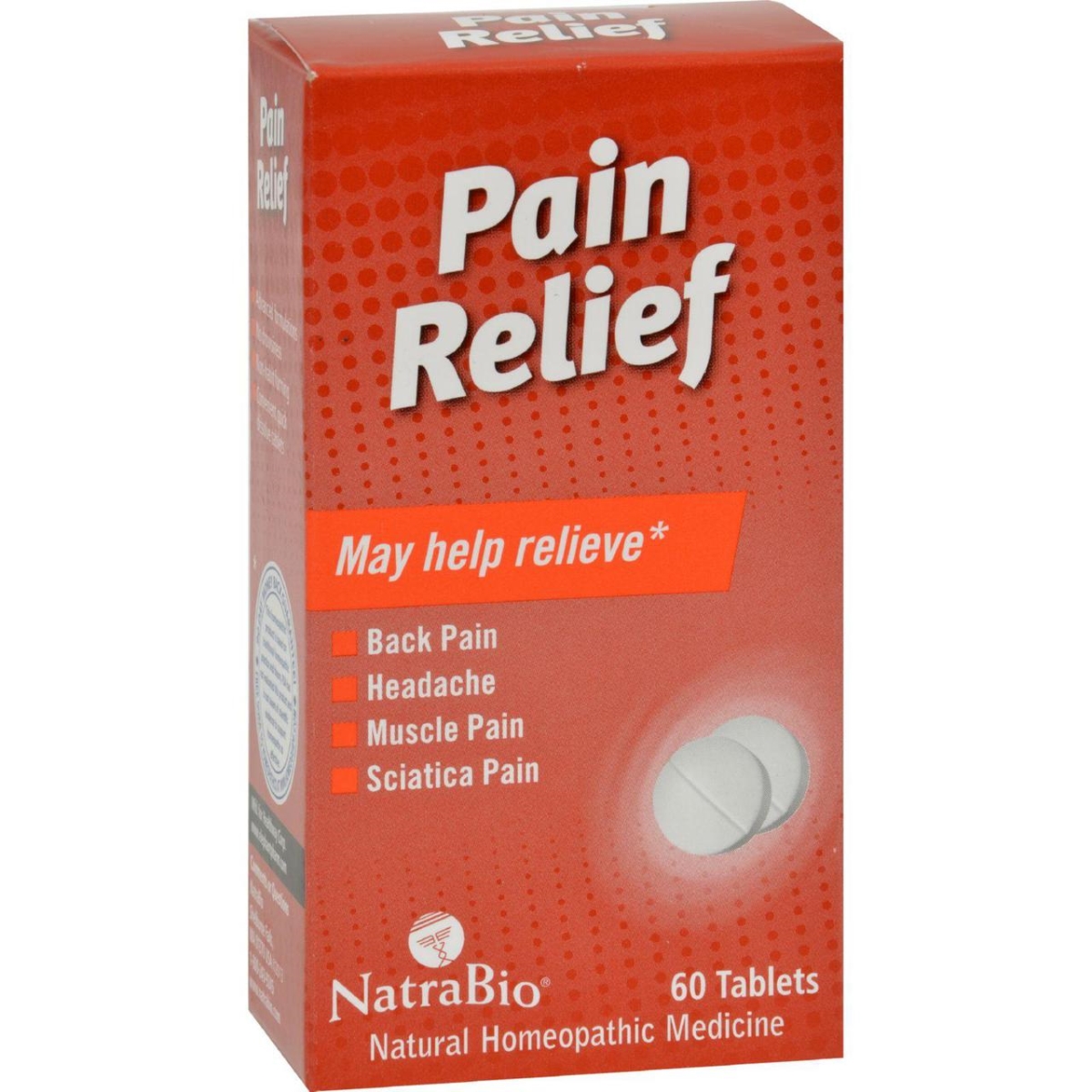 Natrabio Hg0737718 Pain Relief - 60 Tablets