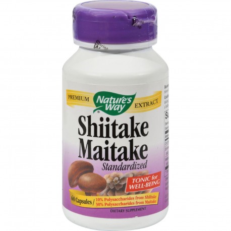 Hg0899989 Shiitake & Maitake Standardized - 60 Capsules