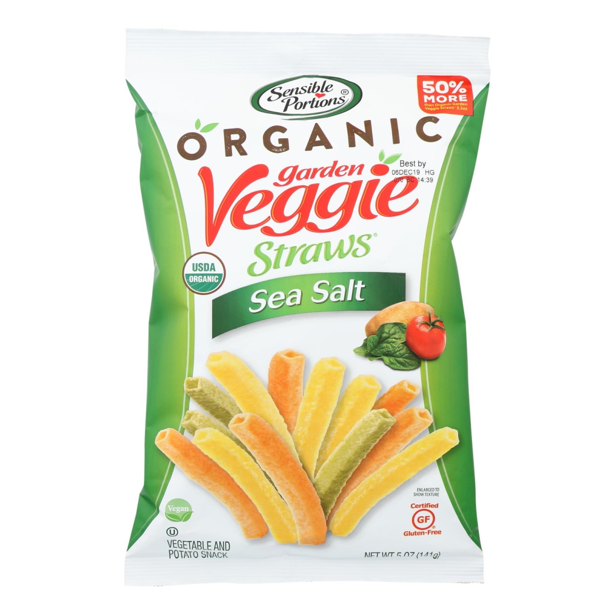 UPC 829515323332 product image for HG2403848 5 oz Veggie Straws Sea Salt Snacks - Case of 12 | upcitemdb.com