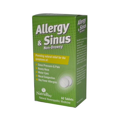 Natrabio Hg0737437 Allergy & Sinus Non-drowsy - 60 Tablets