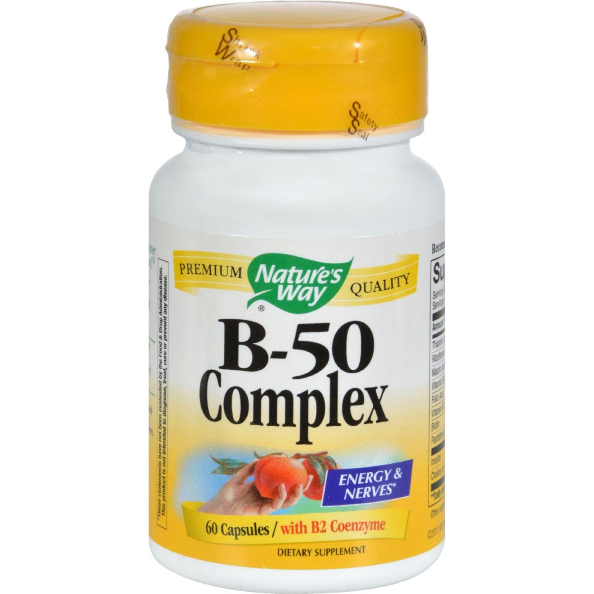 Hg0817080 Vitamin B-50 Complex - 60 Capsules