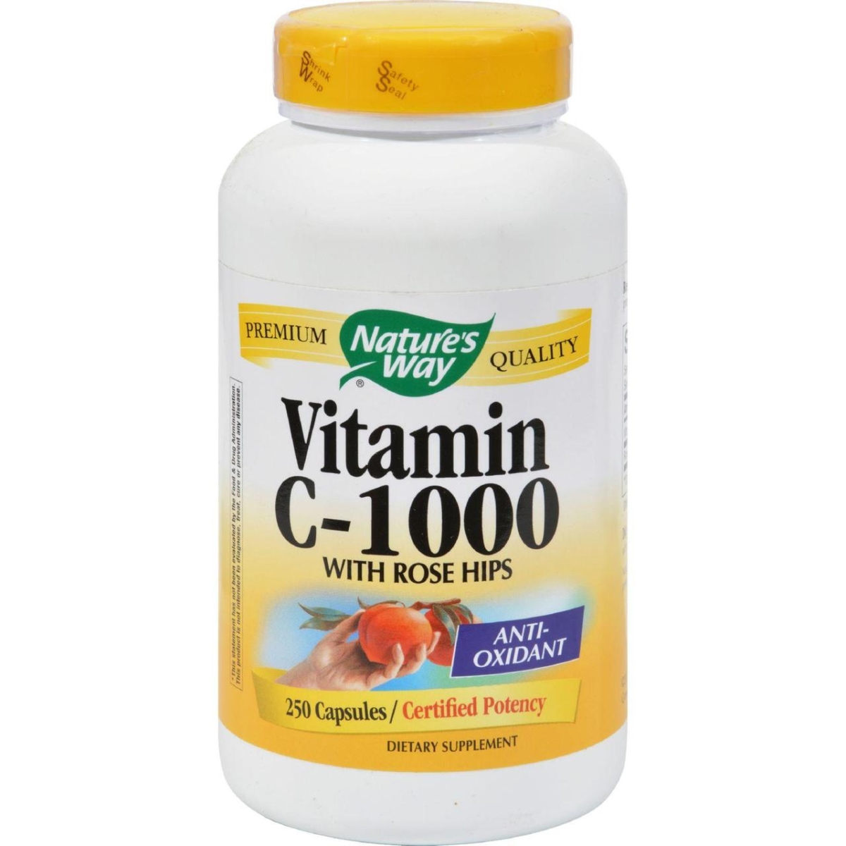 Hg0816884 1000 Mg Vitamin C With Rose Hips, 250 Capsules