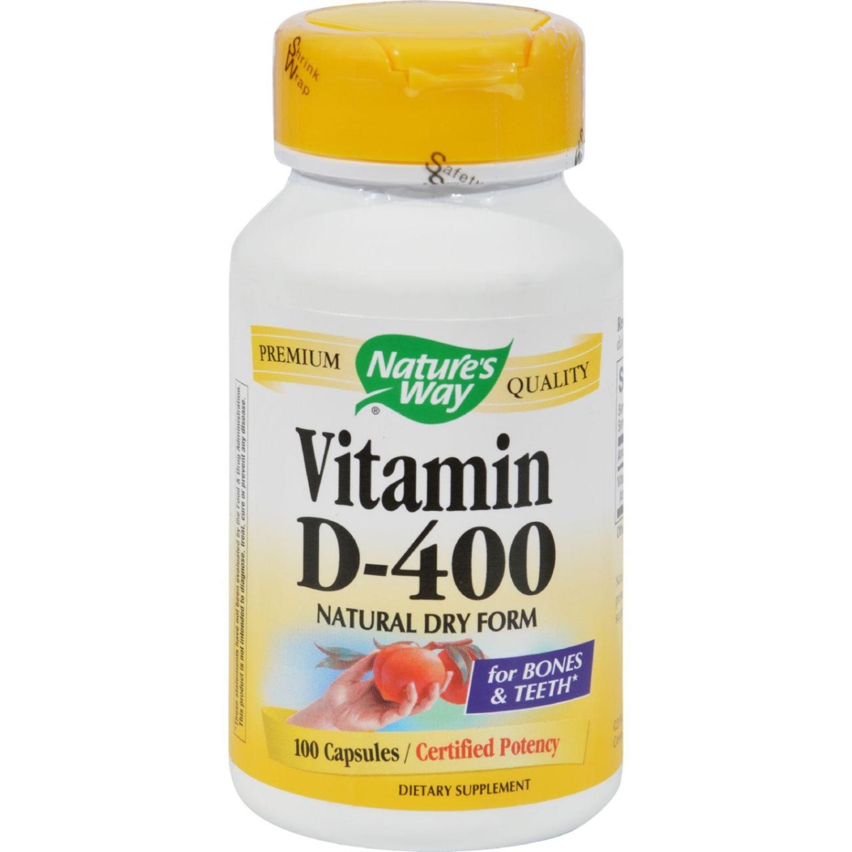 Hg0912980 Vitamin D-400, 400 Iu - 100 Capsules