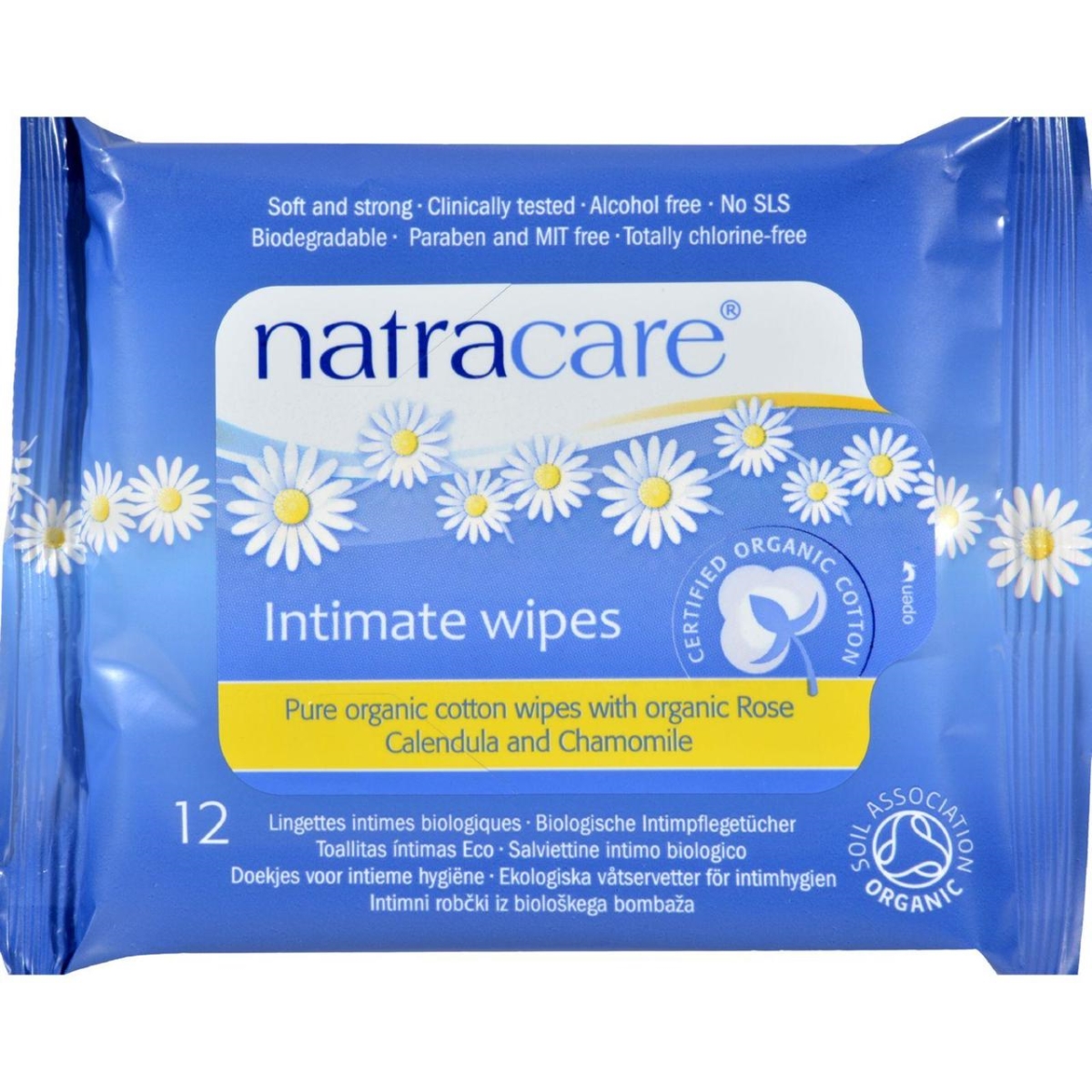 Hg0799015 Organic Cotton Intimate Wipes, 12 Wipes - Case Of 12